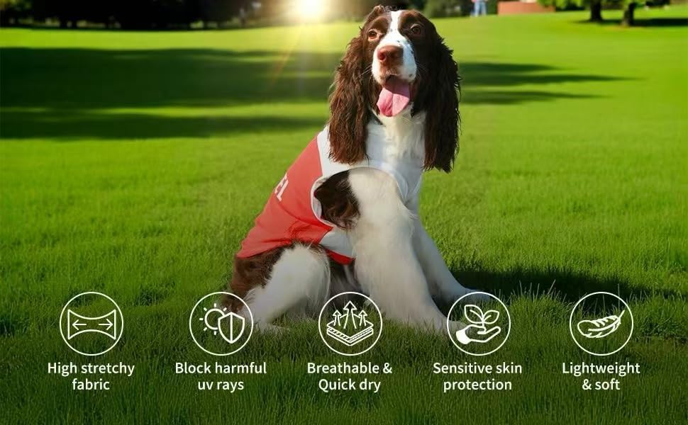 Orange Travellife Cooling Vest for Dogs - Breathable Outdoor Pet Jacket - alternate view
