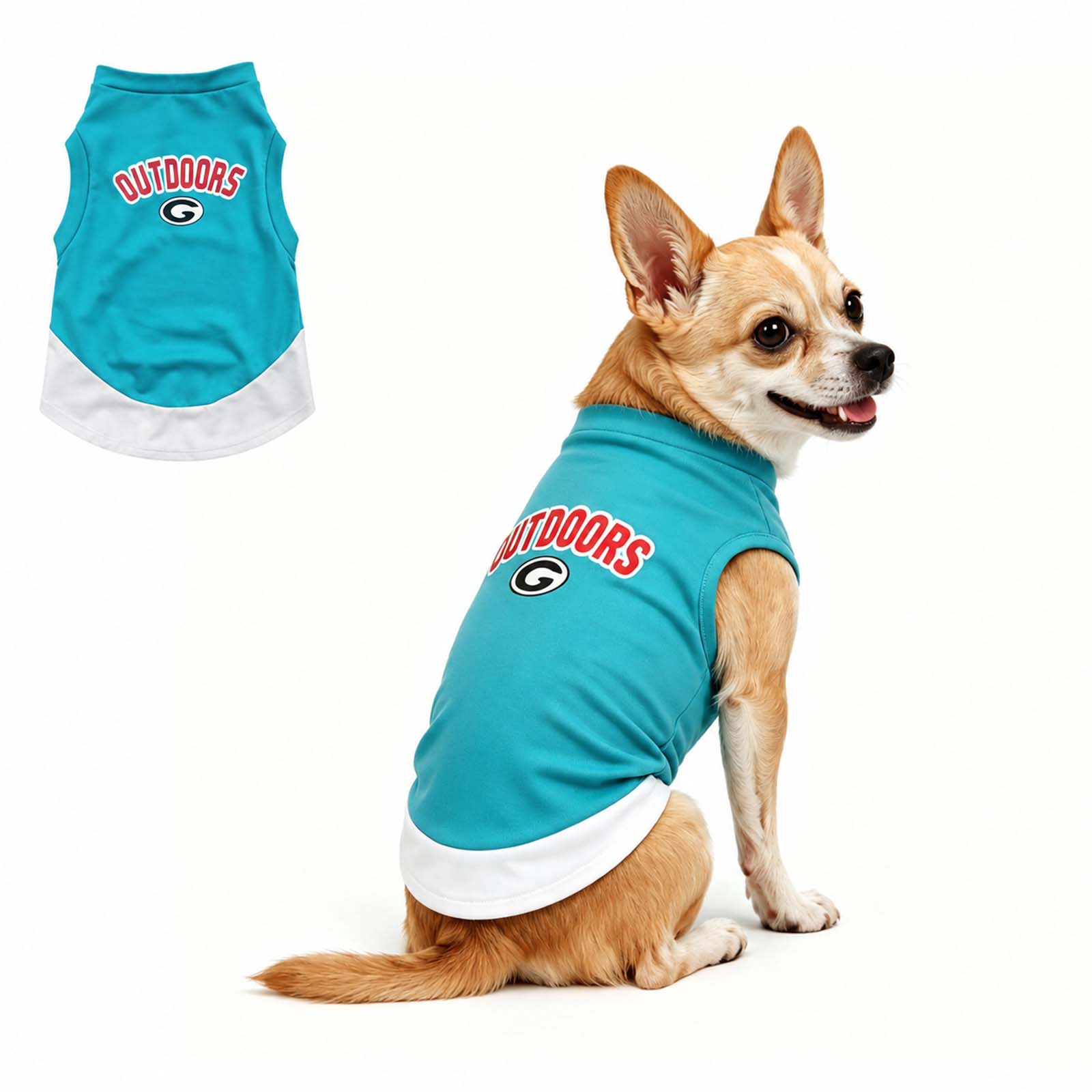 Nucsomeole Cyan Summer Dog Cooling Vest
